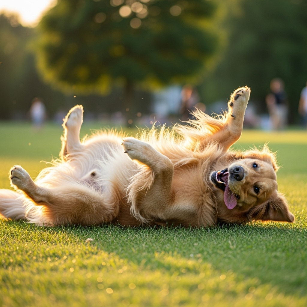 Max rolling over on command