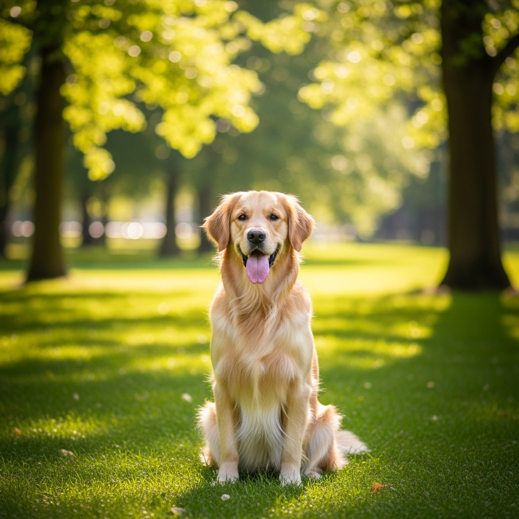 Max performing a perfect sit command